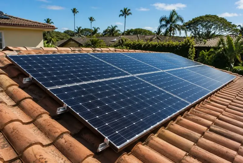 Installation de panneaux solaires à Saint-Jean-de-Monts